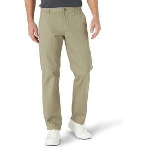 Lee Men's Extreme Motion Canvas Cargo Pant Elephant Skin 32W x 32L